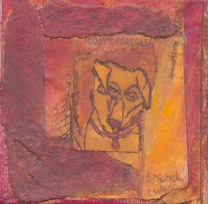 <b>Today's Forecast</b><br>15x15cm (5.91x5.91 in)<br>Huile et collage / bois<br>Oil and bonding / wood<br><br>$120<br>2004
